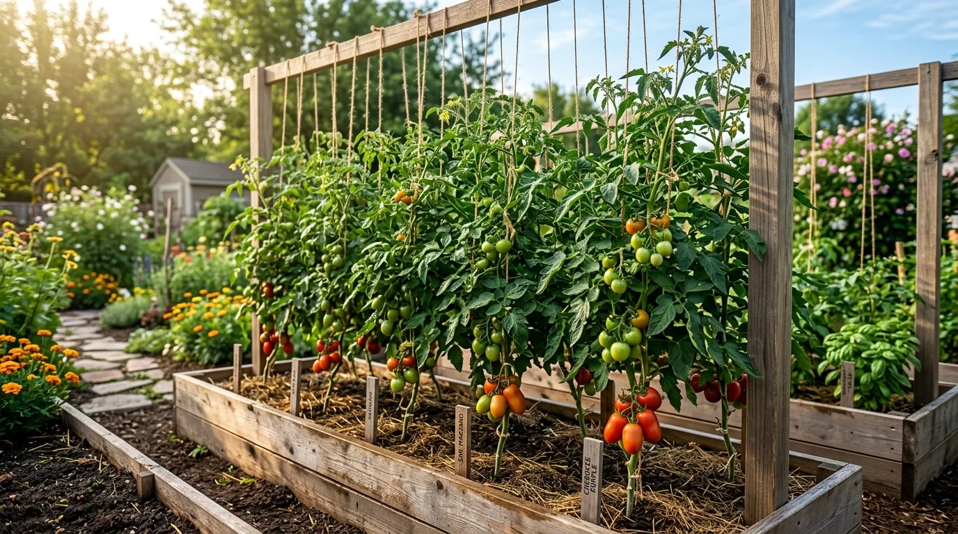 12 Tomato Trellis Ideas for Better Growth